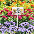thumbnail image 3 of Eveokoki Bee Habitat No Mow Zone Sign with Metal Stake 8 x 12 Inches No Mow May Yard Sign No Mow Signs Aluminum ​Garden Signs Outdoor for Lawn Yard Garden Decor, Easy to Install, 3 of 5