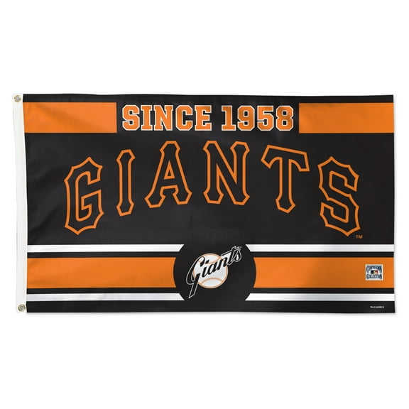WinCraft San Francisco Giants 3' x 5' Single-Sided Franchise Establishment Deluxe Flag