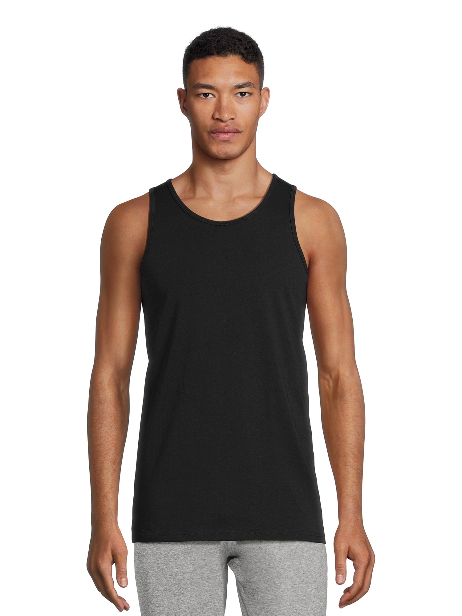 Pair of Thieves SuperSoft 2pk Black Slim Fit Tank - Walmart.com