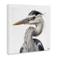thumbnail image 3 of Stupell Industries Transitional Stoic Heron Looking Left Canvas Art, 24 x 24, by RB, 3 of 8