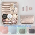 thumbnail image 2 of Gustave 2 in 1 Portable Travel Makeup Beauty Bag Waterproof Multifunction Cosmetic Organizer with Inner Pouch "Light Blue", 2 of 11