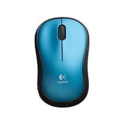 Logitech M185 Wireless Mouse, 2.4GHz with USB Mini Receiver, Ambidextrous, Blue