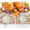 thumbnail image 5 of Fall Placemats Set of 6,12x18 Inch Pumpkins with Maple Leaves Heat-Resistant Place Mats,Seasonal Autumn Table Decors for Farmhouse Kitchen Dining Thanksgiving Holiday Party, 5 of 6