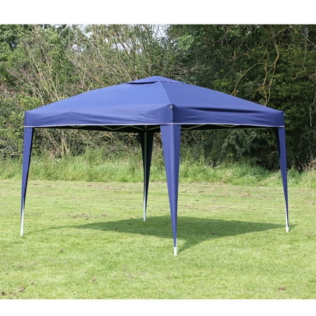 10 x 10 Palm Springs EZ POP Up Blue Canopy Gazebo Party Tent New