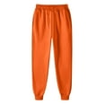 thumbnail image 4 of Gibobby Women High Waist Casual Pants Elastic Wide Leg Summer Beach Palazzo Trousers with Pockets Lightweight Comfy(Orange,S), 4 of 4