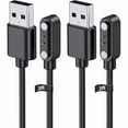 thumbnail image 1 of ccwmincc [2-Pack] Smart Watch Charger for Parsonver SR1 2Ft/60cm 2 Pin USB Portable Magnetic Charging Cable Cord for Parsonver SR1 Smart Watch, 1 of 1