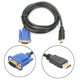 thumbnail image 4 of Cable HD a VGA Adaptador de 15 pines compatible con HDMI Convertidor 1080P 6FT Oro, 4 of 6