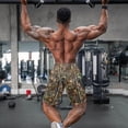 thumbnail image 3 of Yuyamidu Camo Swim Trunks for Men Buthing Suit Quick Dry Board Shorts with Pockets Lightweight Swimwear Bathing Suits for Pool Surf Summer Vacation Man S, 3 of 8