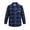 Blue, variant on PureChapter Boys Button Down Shirt Plaid Long Sleeve Shirt with Letter Embroidery, Casual Boys Shirts for 7-15 Years