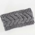thumbnail image 1 of Diadema de invierno de lana tejida con cable para mujer, 1 of 2
