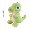 thumbnail image 3 of ​11in Removable-Cover Dino Plush w/ Safety Eyes - Green/Yellow UltraSoft Nursery & Sensory Gift Bundle (3+ Years)​​ Green, 3 of 6