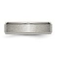 thumbnail image 4 of Titanium 6mm Satin Wedding Ring Band Jewelry Sz 6.5, 4 of 4