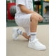 thumbnail image 3 of Tenis Casual Charly® Moda Infantil Blanco Escolar Velcro blanco 15.5, 3 of 10