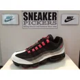 thumbnail image 1 of Ni - ke Ni - ke Men's Air VaporMax '95 - AJ7292 101 - White / Black - Red - Size: 8.5 - NEW, 1 of 5
