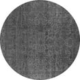 thumbnail image 1 of Ahgly Company Indoor Round Oriental Gray Industrial Area Rugs, 3' Round, 1 of 4