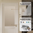 thumbnail image 6 of 28" X 80" Pantry Door Solid Manufactured Wood Prefinished Glass Standard Door Without Hardware Kit, 6 of 8