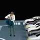 thumbnail image 3 of Minifigura de diorama a escala 1/64, escenario de tren y carretera, decoración de escritorio, accesorios y suministros look bolso hombre blanco, 3 of 7