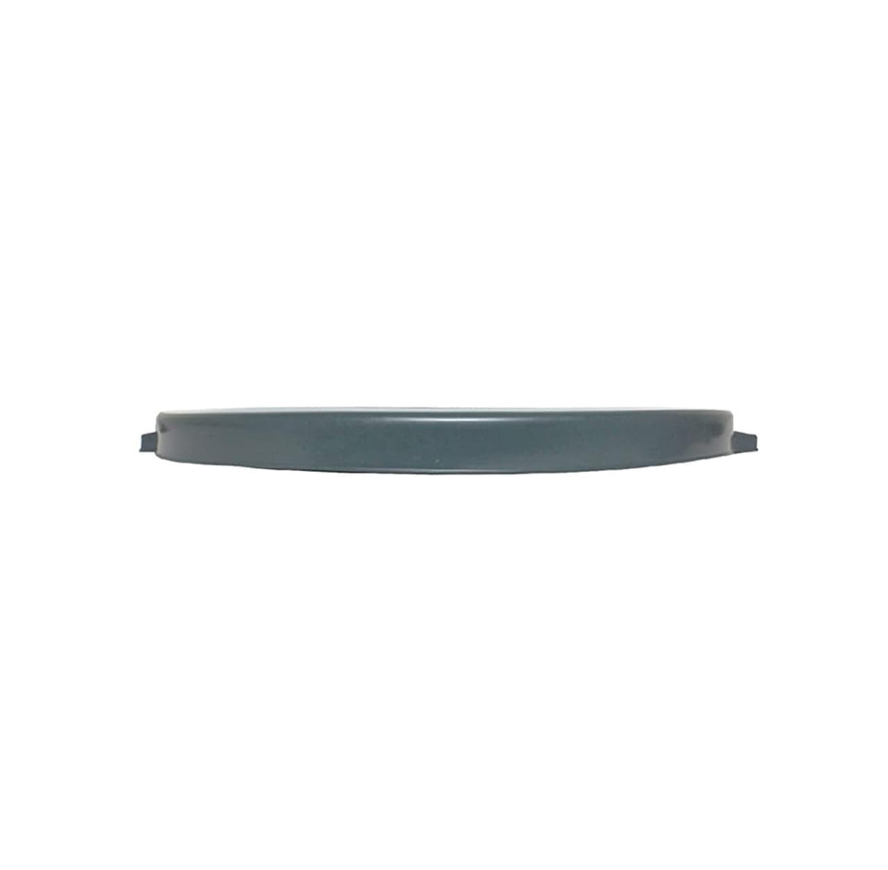 TrueCraftware- 32 Gallon Round Trash Can Center Opened Lid only 22-1/4" Diameter x 1-1/4" Height Gray Color- Wastebasket Garbage Bin Lid Recycling Bin Cover Kitchen Bathroom Bedroom Office Trash Can