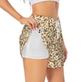 thumbnail image 1 of Balery Set With Peanut Pantalones cortos deportivos para mujer con forro y dos bolsillos, elásticos, para entrenamiento, gimnasio, yoga-XX-Large, 1 of 7