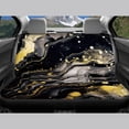 thumbnail image 6 of Uourmeti Black and Gold Marble Pattern Car Seat Covers 3 PCS Seat Protection Cover Breathable Full Backrest Suitable for most Cars Sedans, 6 of 10