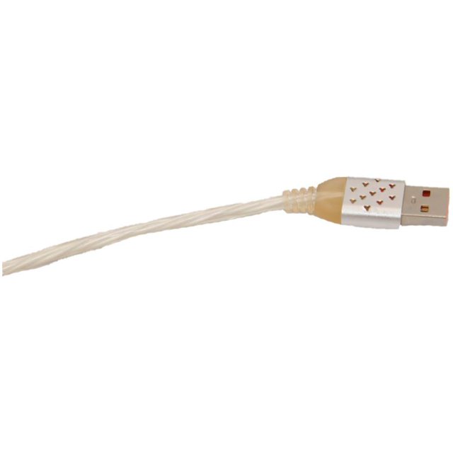 Cable Tipo V8 Micro USB, Moreka CB-03, 2.1 A y Datos, con diseño LED, 1 M. Moreka Tipo V8 CB-03