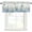 Blue,Green, variant on Blue Hydrangea Rod Pocket Curtain Valance, Spring Summer Eucalyptus Wooden Farmhouse Window Valance for Living Room, Bedroom, Kitchen 42"W x 12"L