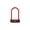 Red, variant on U-Lock - Granit 640- 6 inch Black U / 11mm round shackle
