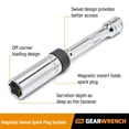 thumbnail image 3 of GEARWRENCH 3/8" Drive 6 Pt. 5/8" x 6" Magnetic Swivel Spark Plug Socket - 80546, 3 of 9