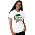 thumbnail image 5 of Kiss Me I'm Irish St Patrick's Day Women's Graphic T Shirt Tees Brisco Brands S, 5 of 5