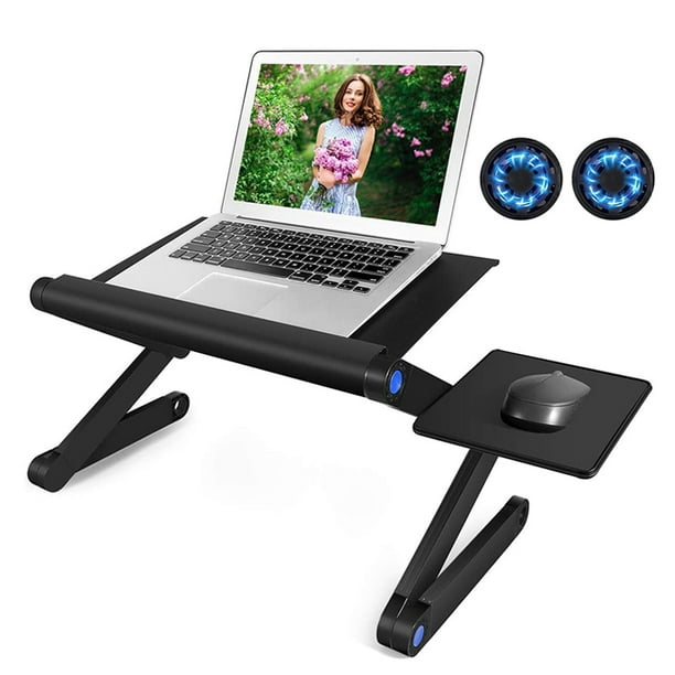 Foldable Aluminum Laptop Desk Adjustable Portable Laptop Table Stand