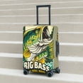 thumbnail image 6 of Honeii Bass Fish and Water Elastic Luggage Cover, featuring double-sided printing, is the ideal companion for travel, business trips, and daily use(not included suitcase )-X-Large, 6 of 7
