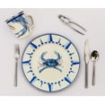 thumbnail image 4 of Golden Rabbit Enamelware Blue Crab Pattern - Set of 4 - 10.5 inch Dinner Plates - Golden Rabbit Enamelware, 4 of 4