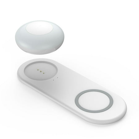 Cell Phone Wireless Chargers Wireless Fast Charger Upgraded 2 in 1 Wireless Charger LED Desk Lamp With Separate Magnetic Suction Dimming Bedroom Small Night Light Bedside Lamp for Most Devices