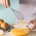 thumbnail image 4 of Cagogo under $5 Stainless Steel Whisk, Stainless Steel Manual Egg Beater,Handheld Whisk for Cream Eggs,Baking Tool Kitchen Whisk,Efficient Egg Whipper for Cooking,Dishwasher Safe Mixing Tool, 4 of 5