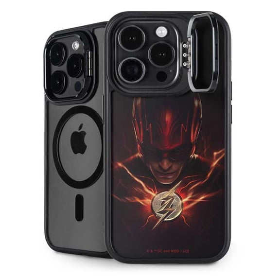 Skinit DC Comics The Flash Movie: The Flash Poster iPhone 16 Pro Kickstand Case