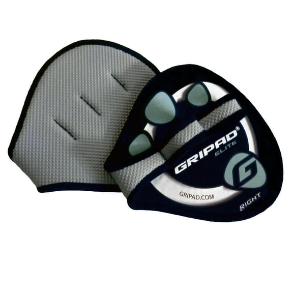 Gripad Elite Weight Lifting Grip Gloves - Black/Blue