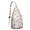White-8, variant on Summer Fresh Watermelon Print Sling Bag – Tear-resistant Organizer Chest Bag, Unisex Geometric Pattern Bag for Gym, Running and Daily Commute