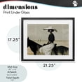 thumbnail image 4 of Stupell Industries Contemporary Equestrian Elegance Silhouette Black Framed Print Under Glass, 21 x 17, by Svetlana Aleynikova, 4 of 8
