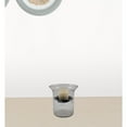 thumbnail image 5 of 4" Clear Hammered Glass Tabletop Hurricane Candle Holder With Candle, 5 of 8