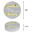 thumbnail image 1 of FMSHPON Merry Christmas Set of 8 Round Coaster for Drinks, Absorbent Ceramic Stone Coasters Cup Mat with Cork Base for Home Kitchen Room Coffee Table Bar Decor, 1 of 6