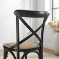 thumbnail image 3 of Modway Gear 17.5" Modern Wood Dining Side Chair in Black Finish, 3 of 10