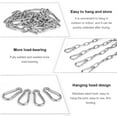 thumbnail image 5 of Hanging Swing Chair Chain Kit, 2 Set Stainless Steel Hardware Heavy Duty Porch Swing Hammock Chain Kit Hanging Hooks for Hammock, Rope, Tire, Tree Swings, 5 of 7