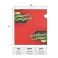 thumbnail image 4 of Yiaed Cool Crocodile With Sunglasses Print Mailbox Covers, Magnetic Mailbox Cover, Mail Box Covers for Garden Outdoor Decor Box Covers-25.5x21 in, 4 of 8