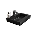 thumbnail image 2 of Matt Black Quartz Basin - Provide A Sophisticated Bathroom Look Sleek Integrated In Upgrade, 2 of 2