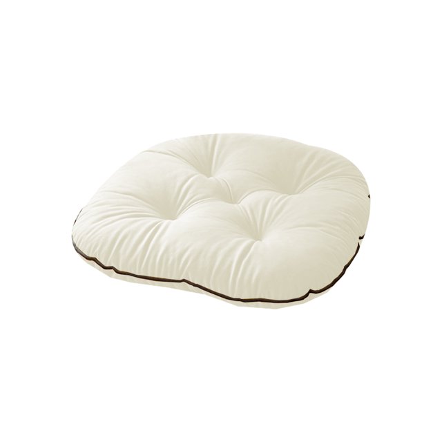 Toystoory Taburete de Bar con protección de algodón suave, almohada gruesa para escuela, oficina, silla de ordenador, asiento protector, Decoración del hogar Blanco