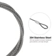 thumbnail image 4 of Unique Bargains Stainless Steel Cable, 2 Pack PVC Coated 3/32' Wire Rope for Deck Railing 3.3ft, 4 of 4