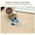 thumbnail image 2 of MOVTOTOP 40Pcs Professional Dart Flight Fixator Dart Flight Wing Saver Lightweight Dart Flight Wing Protector, 2 of 8