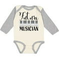 thumbnail image 3 of Inktastic Future Musician Piano Music Boys or Girls Long Sleeve Baby Bodysuit, 3 of 5