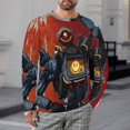 thumbnail image 2 of T-Shirt à Manches Longues pour Hommes Apex Legends Pathfinder, Tee-Shirt Ample Tendance, Chemise Décontractée Extensible Douce pour Extérieur Intérieur 2TG, 2 of 7
