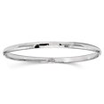 thumbnail image 2 of 10 Karat White Gold Polished Bangle, 2 of 3